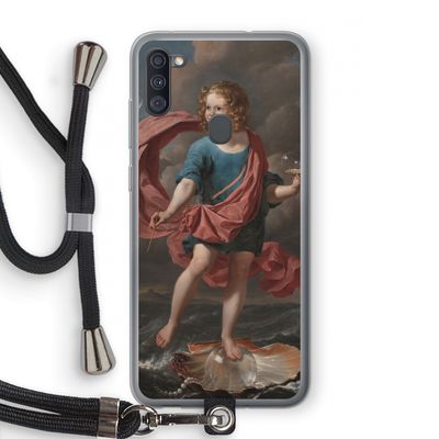 Soap Bubbles: Samsung Galaxy A11 Transparant Hoesje met koord