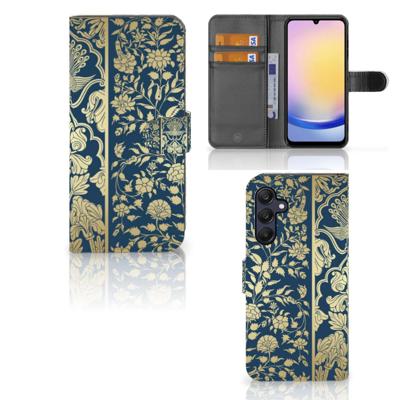 Samsung Galaxy A25 Hoesje Beige Flowers