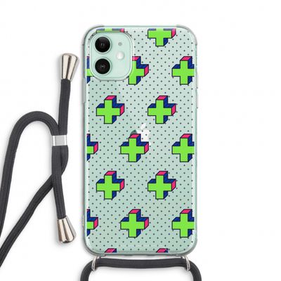 8-bit N°10: iPhone 11 Transparant Hoesje met koord
