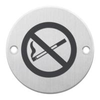 HDD Pro Pictogram Rookverbod Rond Inox Plus - thumbnail