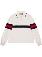 Gucci polo en tissu éponge - Blanc