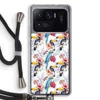 Bloemen tukan: Xiaomi Mi 11 Ultra Transparant Hoesje met koord