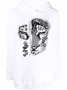 Ermanno Scervino hoodie à imprimé graphique - Blanc