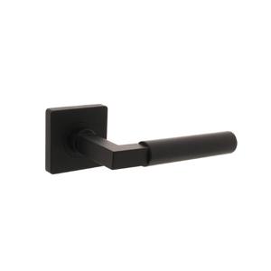 Intersteel DeurklinkBau-Stil vierkant rozet zwart - 0023.174102