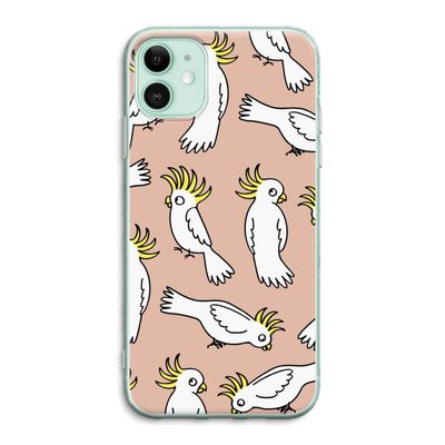 Papegaai: iPhone 11 Transparant Hoesje