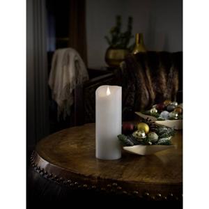 Konstsmide 1833-100 LED-kaars met echte was Wit Warmwit (Ø x h) 7.5 cm x 20.5 cm