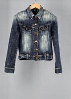 Lee Blue vintage denim jacket in size S for Unisex