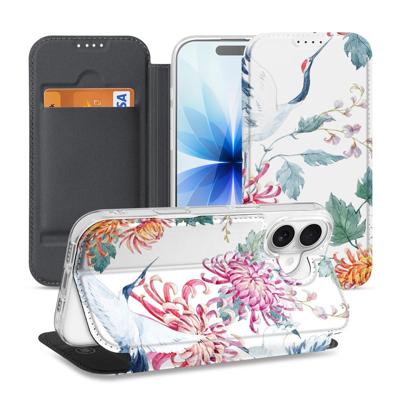 iPhone 17 | Book Case | Bird Flowers