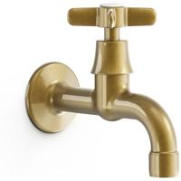 Fonteinkraan Tres Clasic Messing | Inbouw | Koudwater kraan | Vintage | Messing oud