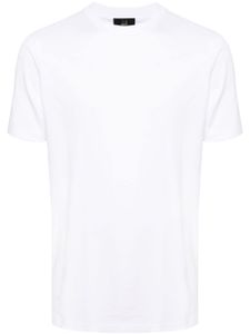 Dunhill t-shirt en coton à logo brodé - Blanc