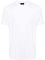 Dunhill t-shirt en coton à logo brodé - Blanc