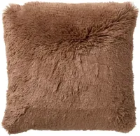 Dutch Decor kussen fluffy 45x45cm tobacco brown