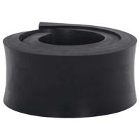 VidaXL Rubberen rand voor sneeuwploeg 80x10x2 cm zwart VidaXL Rubberen rand voor sneeuwploeg 80x10x2 cm zwart