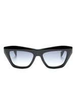 GIGI STUDIOS lunettes de soleil Carlota à monture papillon - Noir