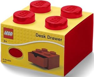 Room Copenhagen LEGO Brick Drawer 4 Rood opbergdoos