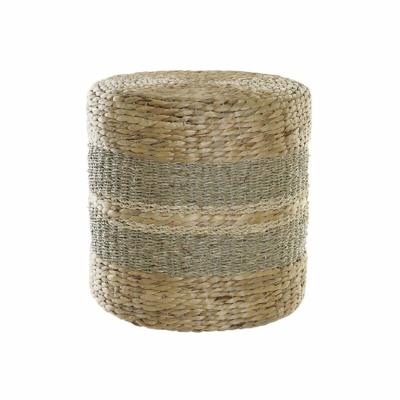 Voetensteun DKD Home Decor Multicolour Natuurlijk Aluminium Boho 42 x 42 x 40 cm