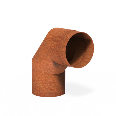 Forno: Rookkanalen BAC11.150 Flue 90° 154mm - Cortenstaal