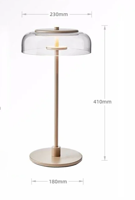 Aurélo - Designer Tafellamp van Glas met LED in Postmoderne Stijl Aurélo - Designer Tafellamp van Glas met LED in Postmoderne Stijl