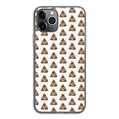 Poop emoji: iPhone 11 Pro Transparant Hoesje