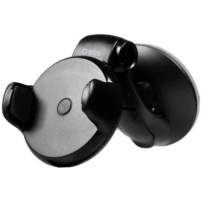 sbs mobile Universalhalterung für Autos für Smartphone bis zu 5,5 Telefoonhouder voor in de auto 360° draaibaar 75 mm (max) 5.5 inch (max) Bevestigingswijze