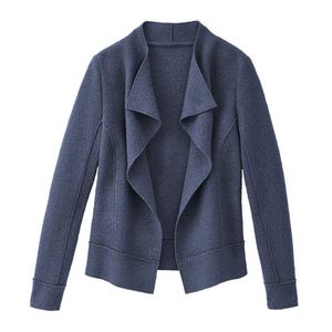 Wollen vest van zuivere bio-scheerwol, camel 40