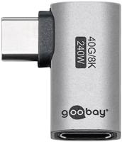 Enzo Goobay usb-c adapter | male/female | horizontaal | 90 graden adapter - 9550432