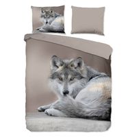 Pure Dekbedovertrek Wolf-Lits-jumeaux (240 x 200/220 cm) - thumbnail