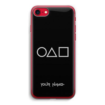 Squid Game: iPhone SE 2020 Transparant Hoesje