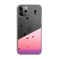 Fly away: iPhone 11 Pro Max Transparant Hoesje