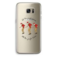 Jingle Ladies: Samsung Galaxy S7 Edge Transparant Hoesje