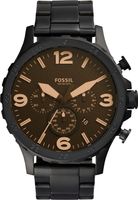 Horlogeband Fossil JR1356 / 134XXXX Staal Zwart 24mm - thumbnail