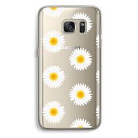 Margrietjes: Samsung Galaxy S7 Transparant Hoesje Margrietjes: Samsung Galaxy S7 Transparant Hoesje