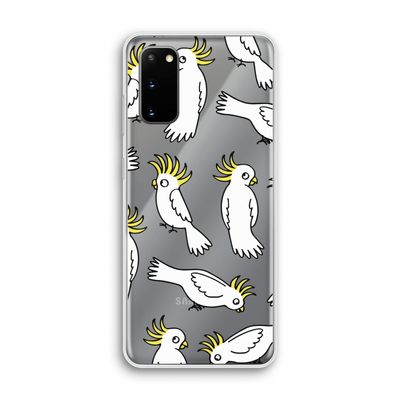 Papegaai: Samsung Galaxy S20 Transparant Hoesje