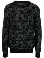 Philipp Plein Skull & Bones wool-silk blend jumper - Noir