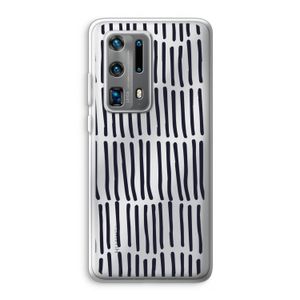 Moroccan stripes: Huawei P40 Pro Plus Transparant Hoesje