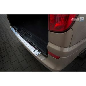 Chroom RVS Bumper beschermer passend voor Mercedes Vito / Viano 2003-2014 'Ribs' AV238006