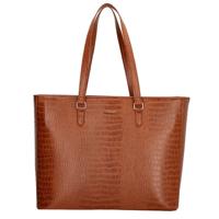 Charm London Midwood Shopper 15,6"-Cognac
