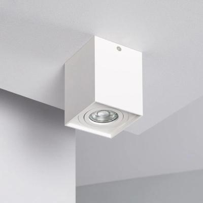 Opbouwspot wit &apos;Will&apos; vierkant modern GU10 110mm