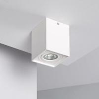 Opbouwspot wit &apos;Will&apos; vierkant modern GU10 110mm