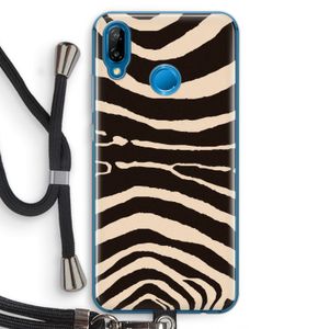 Arizona Zebra: Huawei P20 Lite Transparant Hoesje met koord