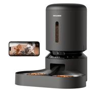 Petlibro Granary Dubbele Automatische Voerbak met Camera 5L zwart