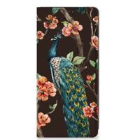 OPPO A58 4G | Hoesje maken | Pauw met Bloemen