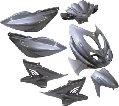 Plaatset 9-delig Edge voor Yamaha Aerox tot bouwjaar 2014 - anthraciet Plaatset 9-delig Edge voor Yamaha Aerox tot bouwjaar 2014 - anthraciet