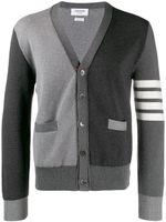 Thom Browne cardigan à col v - Gris - thumbnail