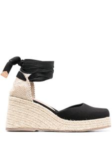 Castañer espadrilles compensées Tina 85 mm - Noir