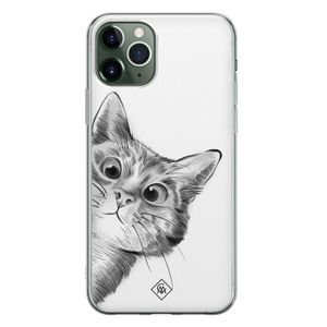 iPhone 11 Pro siliconen hoesje - Peekaboo