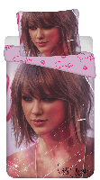 Taylor Swift Dekbedovertrek - 140 x 200 cm - 70 x 90 cm - Katoen - thumbnail