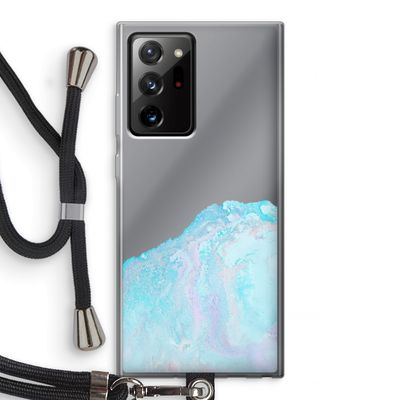 Fantasie pastel: Samsung Galaxy Note 20 Ultra / Note 20 Ultra 5G Transparant Hoesje met koord