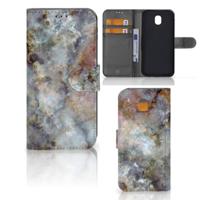 Samsung Galaxy J5 2017 | Bookcase | Marmer Grijs | Portemonnee hoesje