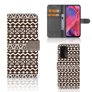 OPPO A54 5G | A74 5G | A93 5G Telefoon Hoesje Aztec Brown